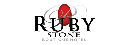 this is the logo for Ruby Stone Boutique Hotel